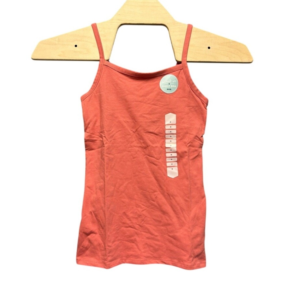 NWT Duluth Trading Co Womens No-Yank Shelf Bra Cami Coral XS 94705 AAR New